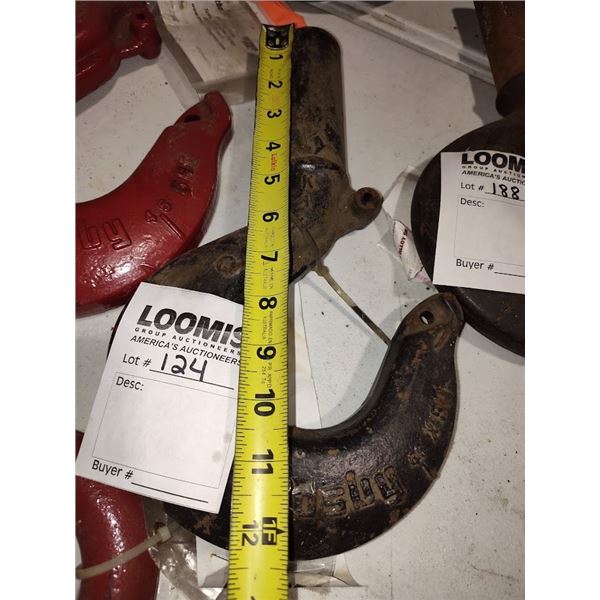 NEW CROSBY 12.5" SHANK HOOK