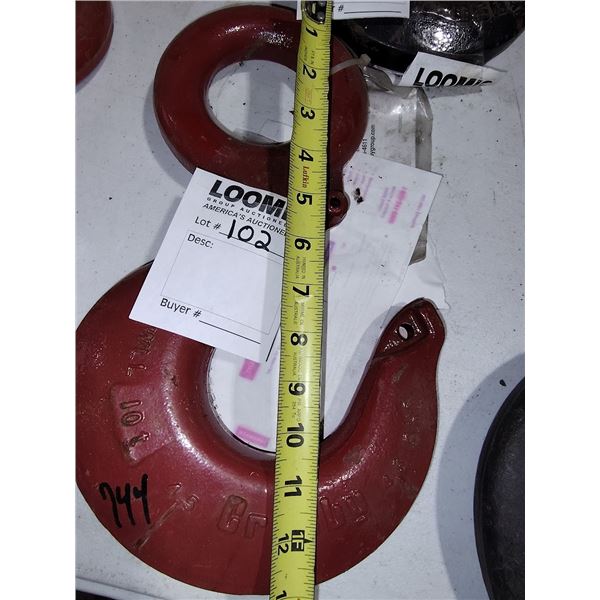 NEW CROSBY 13"  10 TON HOOK