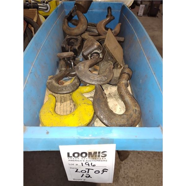 S/12 ASST. MOSTLY NEW CROSBY HOOKS