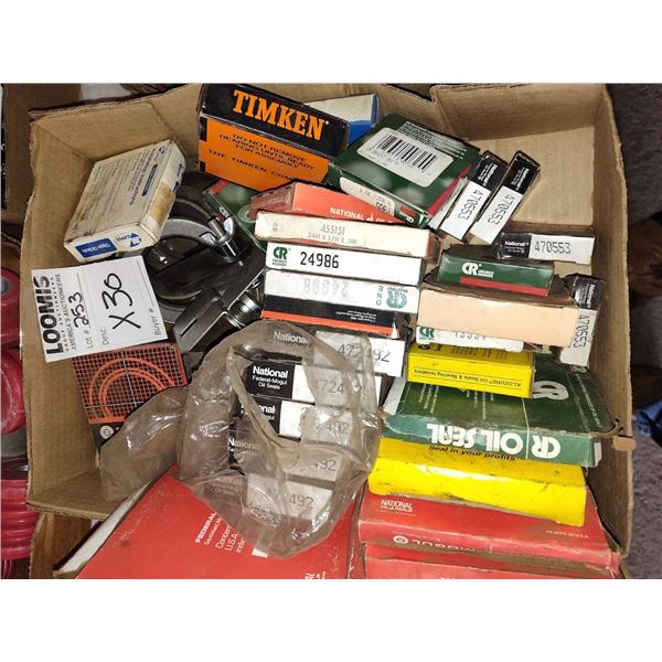 S/30 ASST. NEW PARTS IN ORIGINAL BOXES