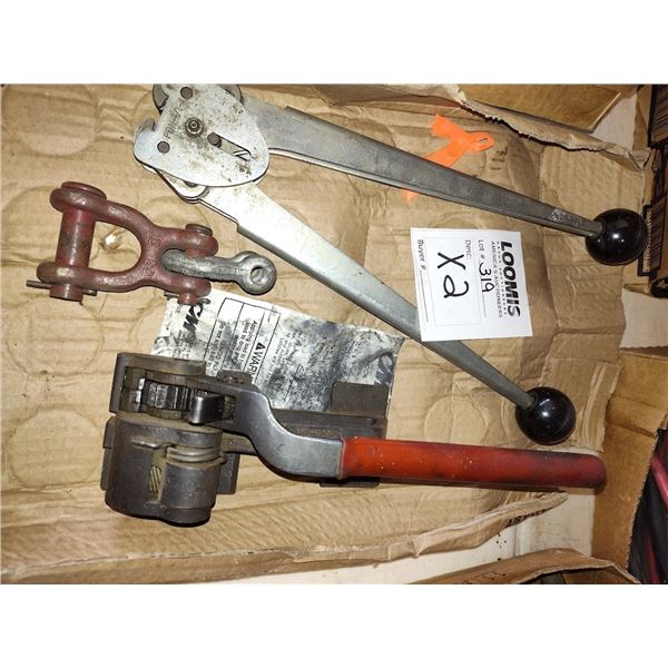 SET OF 3 BANDING TOOL & CLEVIS BUNDLE