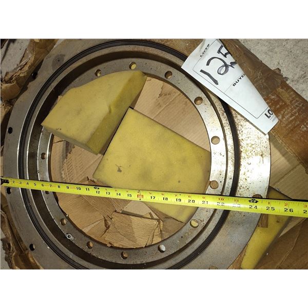 NEW 24.5" STEEL RAIL GEAR RIM