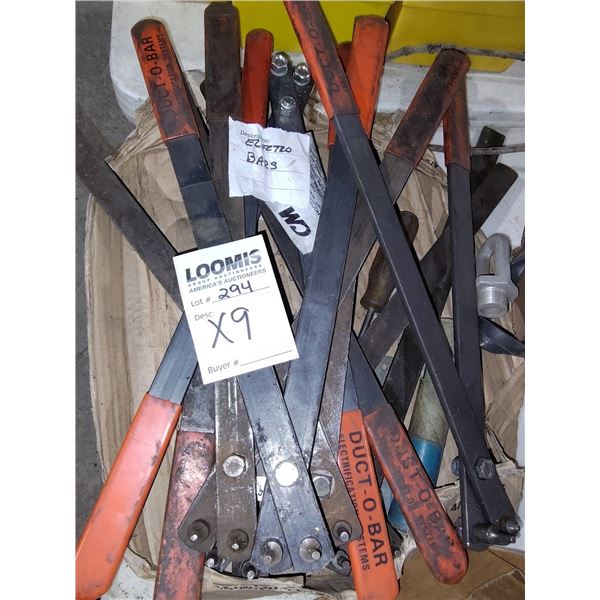NEW & LIKE NEW DUCT O BAR CONNECTOR TOOLS