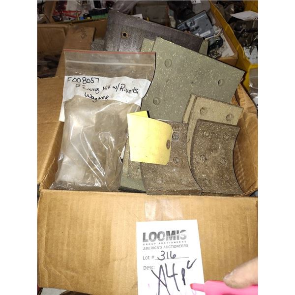 NEW ASSORTED BRAKE SHOES 4 SETS