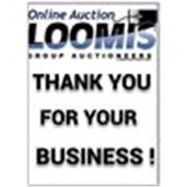 THANK YOU FOR YOUR BUSINESS