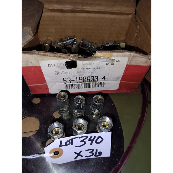 NEW AEROQUIP HYDRAULIZ HOSE FITTINGS 36 PIECES