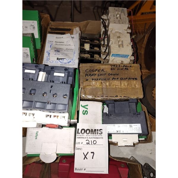 ASSORTED RELAYS & OTHER ITEMS