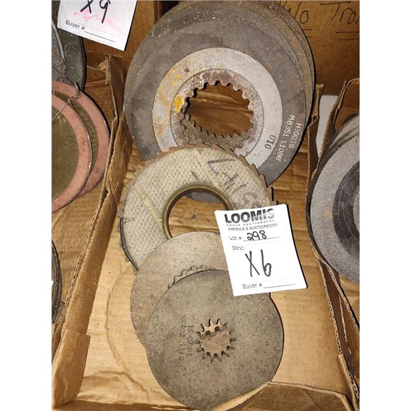 S/6 NEW BRAKE SHOES ASSORTED SIZES