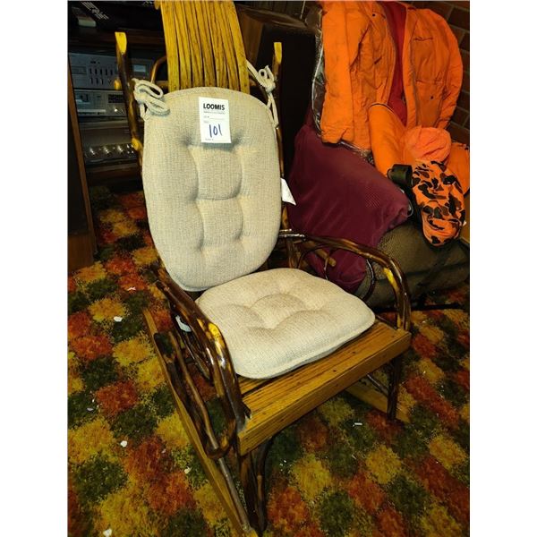 HANDMADE AMISH WOOD ROCKER