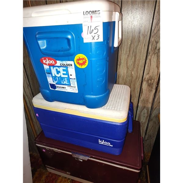 SET OF 2 ICE CHESTS
