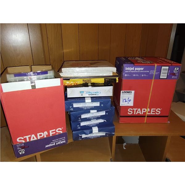 OFFICE PRINTING PAPER/SUPPLIES LOT W/ #127