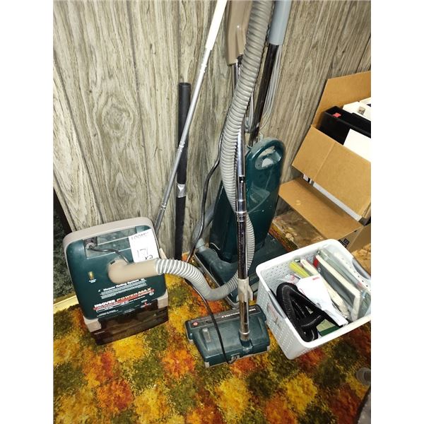 HOOVER POWER MAX UPRIGHT & SUPPLIES