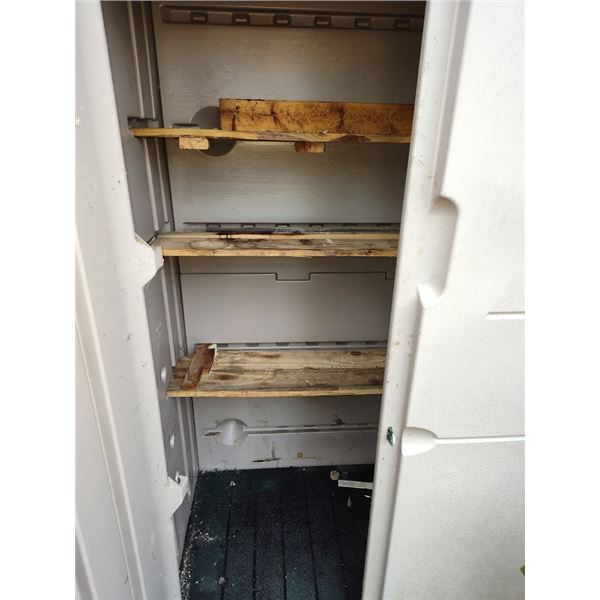 OUTDOOR SUNCAST STORAGE UNIT