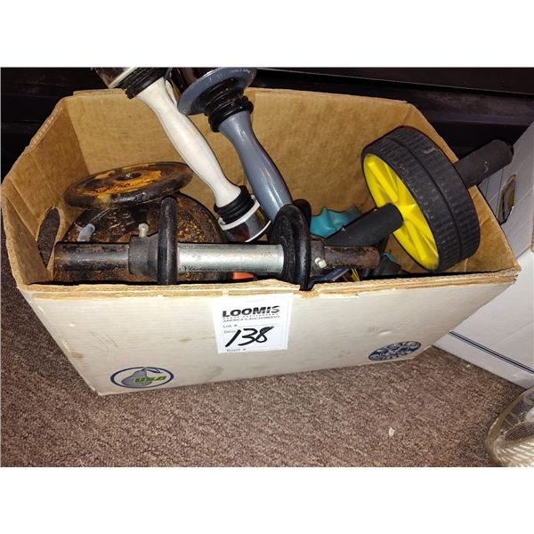 BUNDLE BOX OF EXERCISE ITEMS