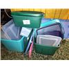 Image 1 : BUNDLE OF STORAGE TUBS & LIDS