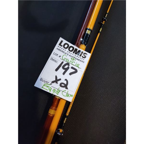 SET OF 2 GARCIA & EAGLE CLAW FISHING POLES
