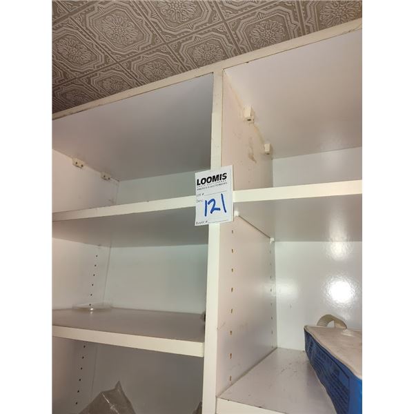 WHITE STORAGE UNIT