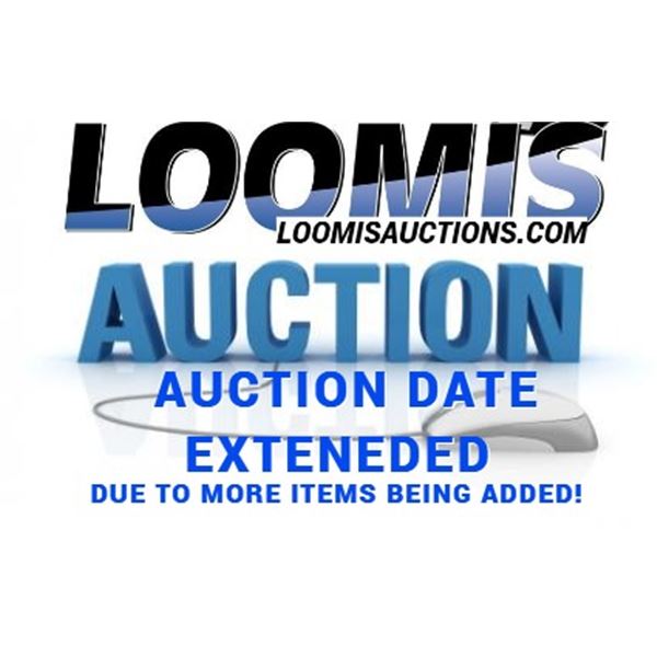 NOTICE: AUCTION IS BEING EXTENDED UNTIL AFTER CHRISTMAS.