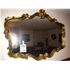 Image 1 : FANCY VINTAGE  GOLD FRAMED MIRROR