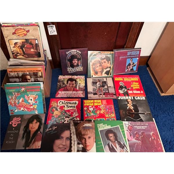HUGE SALES LOT OF VINTAGE COUNTRY, SEASONAL & OTHER ALBUMS