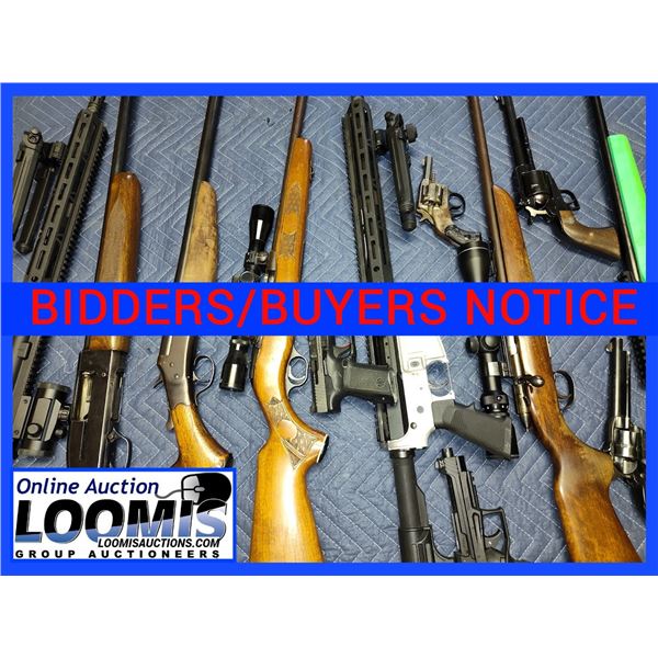 FIREARMS BUYERS NOTICE !