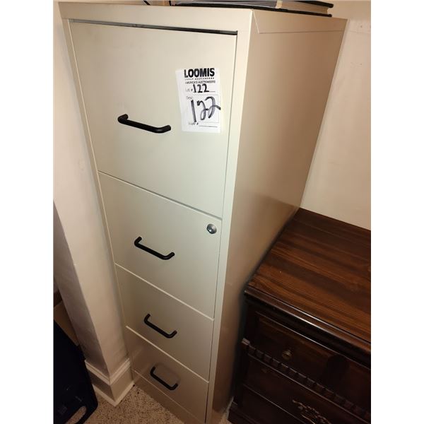4 DRAWER METAL FILE CABINET