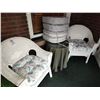 Image 1 : 4 PIECE PATIO RATAN/WICKER SET