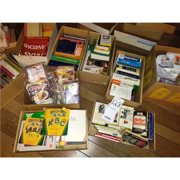 LARGE LOT OF BOOKS & READERS