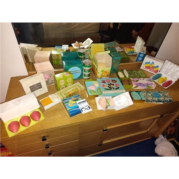 LARGE COLLECTION OF UNIQUE VINTAGE AVON SOAPS