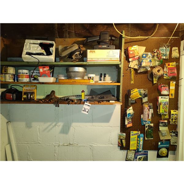 LARGE ASSORTMENT OF TOOLS & SOME POWER TOOLS