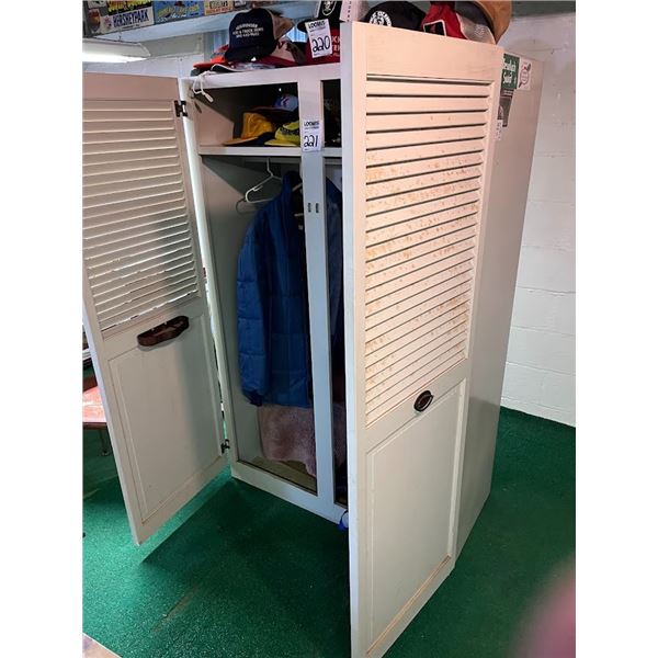 METAL WARDROBE CABINET
