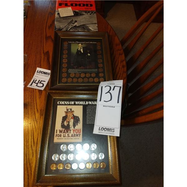 HISTORICAL WWII COINS, LINCOLN COIN COLLECTION