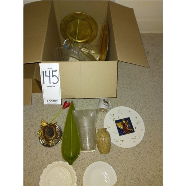 ASSORTED BOX OF HOME DECOR