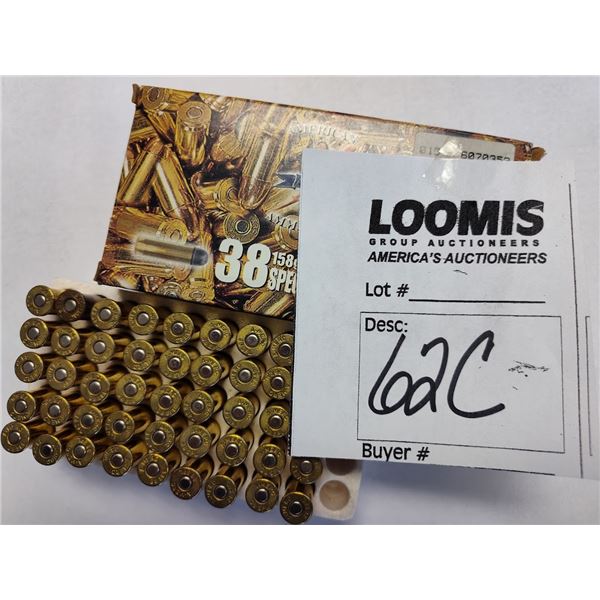 38 SPECIAL 158 GR AMMO