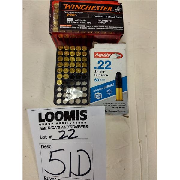 WINCHESTER 22 ASST AMMO
