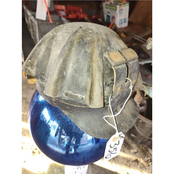 LEATHER ANTIQUE COAL MINERS HAT