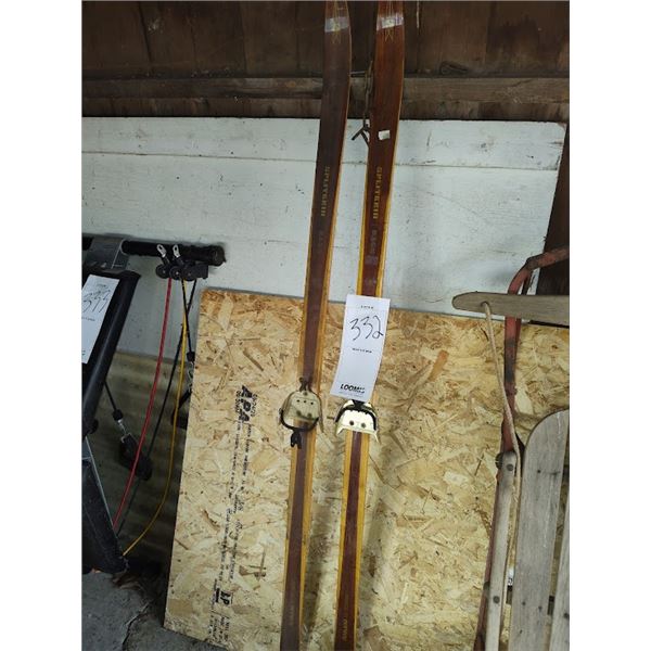 Vintage/ antique wood skis