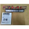 Image 1 : VINTAGE GMC ASTRO 95 METAL LOGO EMBLEM