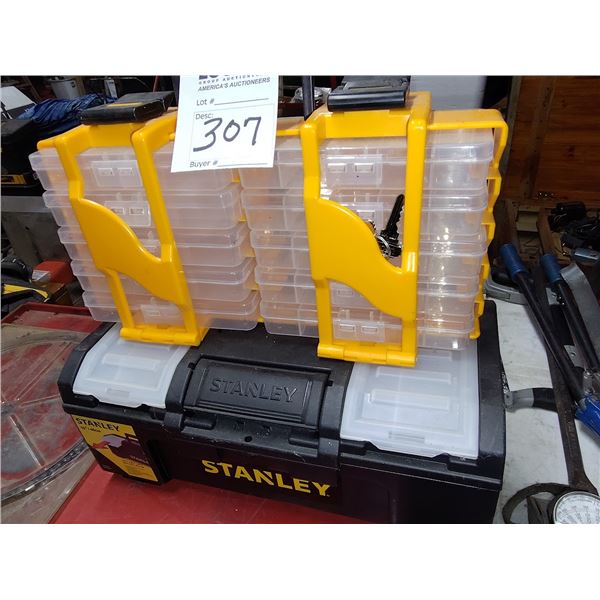 SET OF 2 NEW TOOL & HARDWARE BOXES