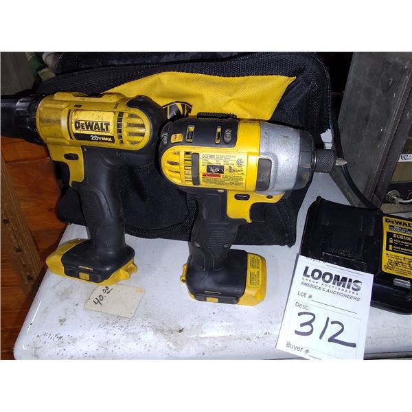 DEWALT R/C POWER TOOL & CHARGER (NO BATTERY)