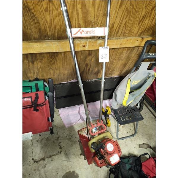 MANTIS MINI ROTOTILLER  WORKS