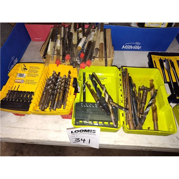 LARGE ASSORTMENT OF DRILL BITS