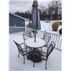 Image 1 : GLASS TOP PATIO SET