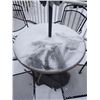 Image 3 : GLASS TOP PATIO SET