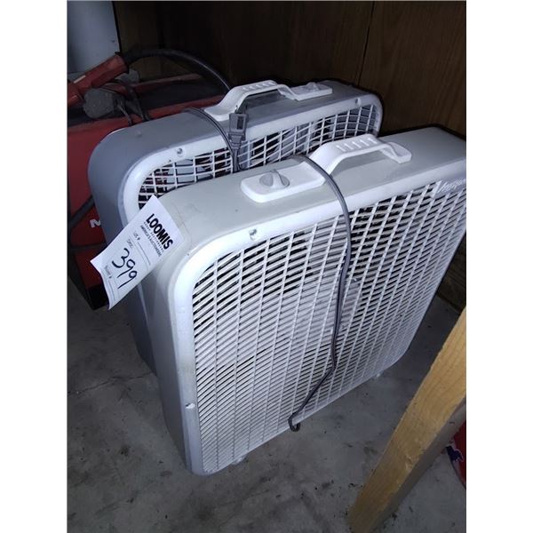 SET OF 2 BOX FANS
