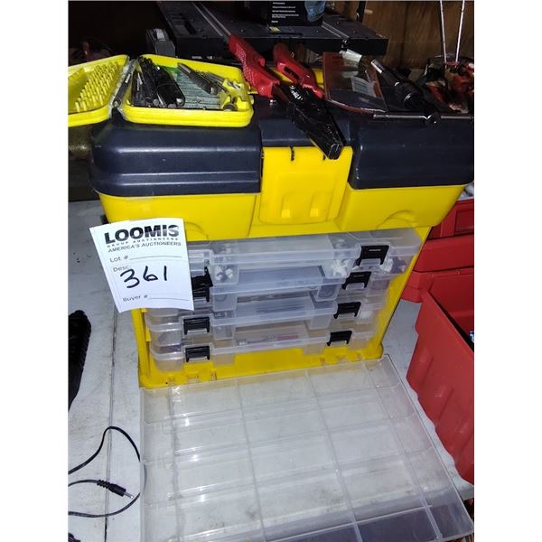 TOOL CHEST W/ TOOLS & SUPPLIES
