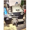 Image 7 : WOOD CHEST W/ MANY VINTAGE & ANTIQUE SEWING MACHINE PARTS