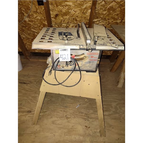 10" TABLE SAW W/ STAND