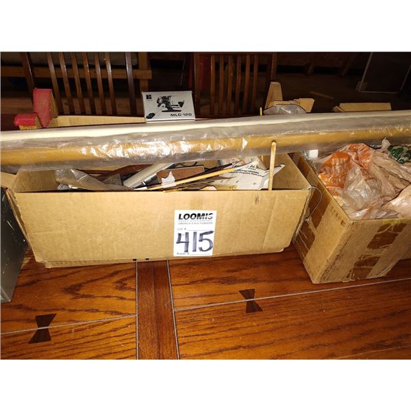 BUNDLE OF FISHING ITEMS & OTHER (TABLE NOT INCLUDED)