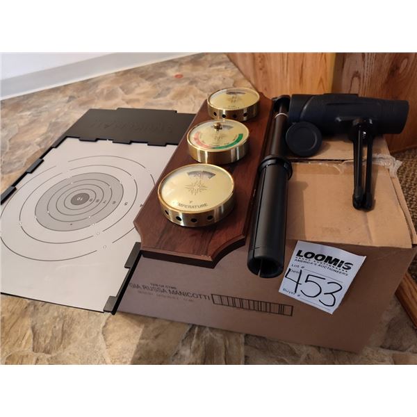 BUNDLE LOT INCLUDES FIELD SCOPE & BAROMETER